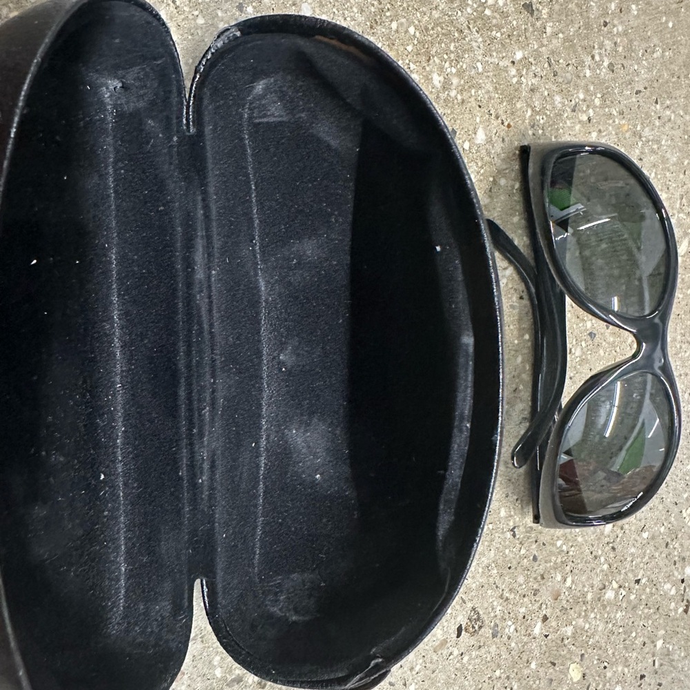 Black Sunglasses with Case